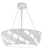 Lampa wisząca LED biała okrągła z kryształkami 24W Glance Candellux 31-64851   