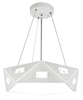 Lampa wisząca biała pięciokątna regulowana 3xG9 Nemezis 31-59147