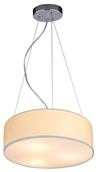 Lampa wisząca okrągła kremowa 40cm regulowana 3x40W Kioto Candellux 31-67739