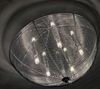 Plafon srebrny okrągły lampa sufitowa 5xG9 Ceiling 98-11640