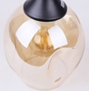 Lampa wisząca szklana czarno/brązowa Aspa 31-00583