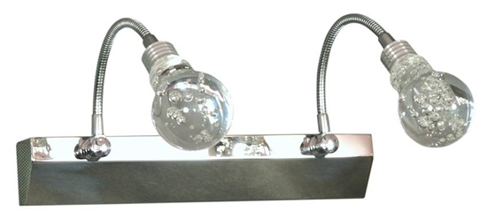 Lampa ścienna Candellux 22-27047 Acryl led kinkiet 2X2W led chrom