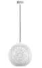 Lampa sufitowa wisząca 60W E27 ażurowy biały BENE 31-70586
