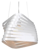 Lampa sufitowa 1X60W E27 wisząca biała BIZO 31-21581