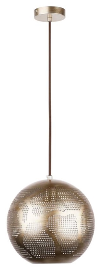 Lampa sufitowa wisząca Candellux Sfinks 31-43276  kula   E27 ażurowy jasno brązowy