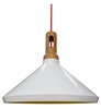 Lampa sufitowa wisząca Candellux Robinson 31-37671   E27 biały/ wnętrze żółte