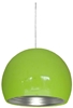 Lampa sufitowa wisząca 1X60W E27 zielony /srebrny PICTOR 31-24930