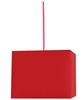Lampa sufitowa wisząca 1X60W E27 czerwony BASIC 31-06066