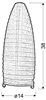 Lampa Stołowa Papierowa Candellux Papirus 41-88287 Biała E14