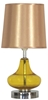 Lampka stołowa bursztynowa 35cm Alladina 41-10933
