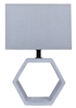 Lampka stołowa ceramiczna grafitowa Vidal 41-68552