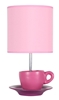 Lampka stołowa gabinetowa różowa Cynka 41-34809