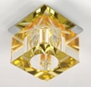 Oprawa stropowa szklana kryształ zółty SK-47 2217669