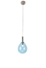 Lampa wisząca niebieska szklany balon LED 6W Lukka Ledea 50133210