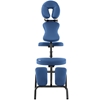 Krzesło do masażu tatuażu przenośne składane Montpellier Blue do 130 kg niebieskie