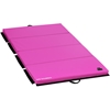 Mata materac gimnastyczny rehabilitacyjny składany 200 x 100 x 5 cm różowy