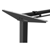 Stelaż rama biurka z ręczną regulacją wysokości 73-124 cm do 70 kg CZARNY