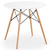 Stolik stół skandynawski do salonu biura nowoczesny okrągły śr. 80 cm wys. 74 cm