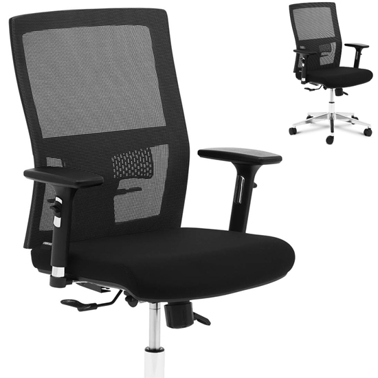 Fotel krzesło biurowe ergonomiczne siatkowe regulowane maks. 100 kg