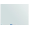 Tablica magnetyczna szklana suchościeralna ścienna biała ZESTAW 90x120 cm
