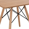 Stół stolik kwadratowy z drewnianymi nogami uniwersalny maks. 150 kg 60x60 cm