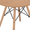 Stół stolik okrągły z drewnianymi nogami uniwersalny maks. 150 kg śr. 60 cm