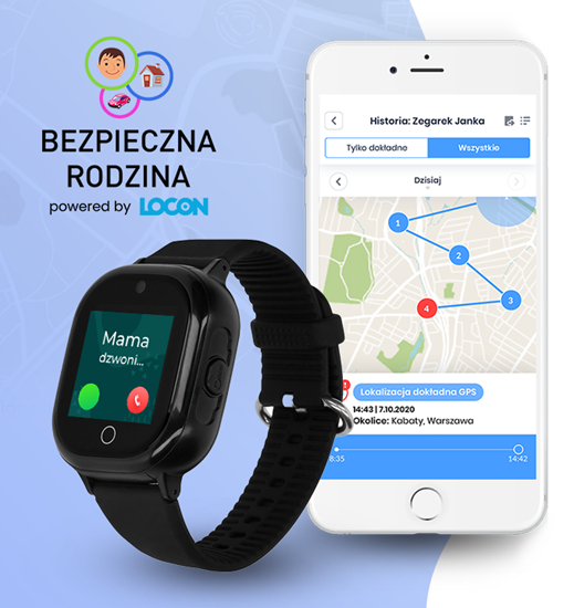 Locon Watch Lite — Wodoodporny Smartwatch dla dzieci z nielimitowanymi połączeniami telefonicznymi