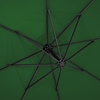 Parasol ogrodowy na wysięgniku okrągły uchylny śr. 300 cm zielony