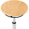 Taboret krzesło robocze warsztatowe ze sklejki CHROM do 120 kg 350-485 mm