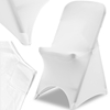 Pokrowiec elastyczny uniwersalny na krzesło biały