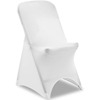 Pokrowiec elastyczny uniwersalny na krzesło biały