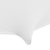 Pokrowiec elastyczny uniwersalny na ławkę 182 x 28 cm biały
