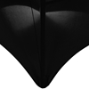 Pokrowiec elastyczny uniwersalny na stół okrągły śr. 120 cm czarny