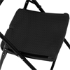 Krzesło cateringowe bankietowe ogrodowe składane do 180 kg 40 x 38 cm czarne
