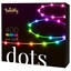 Inteligentne oświetlenie dekoracyjne - Twinkly Dots 400 LED RGB - 20 m - czarne