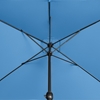 Parasol ogrodowy tarasowy prostokątny z korbką 200 x 300 cm niebieski