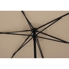 Parasol ogrodowy tarasowy okrągły śr. 270 cm szarobrązowy