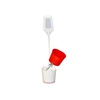 Lampka LED ELSA  z przybornikiem biało/czerwona