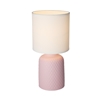 Lampa stołowa różowa ceramika nocna Iner Candellux 41-79855