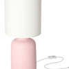 Lampa stołowa różowa ceramika nocna Iner Candellux 41-79855