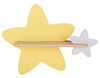 Kinkiet LED 5W dla dziecka żółto-szary gwiazdka Star Candellux 21-75611