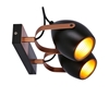 Lampa czarno-miedziana regulowana spot E14 2x40W Anica 92-81797