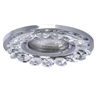 Oprawa Stropowa Okrągła Kryształ Chrom na żarówkę Gu10 + Led obramówka Candellux Sk-94 2273617