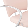 Krzesło fotel fryzjerski kosmetyczny obrotowy Chester Powder Pink różowy