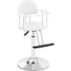 Krzesło fotel fryzjerski dla dzieci Physa Coventry White biały