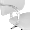 Fotel krzesło fryzjerskie barberskie kosmetyczne London White białe