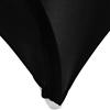 Pokrowiec elastyczny uniwersalny na stół prostokątny 180 x 74 cm czarny