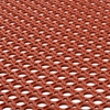 Mata wycieraczka gumowa antypoślizgowa ażurowa 153 x 92 x 1 cm czerwona