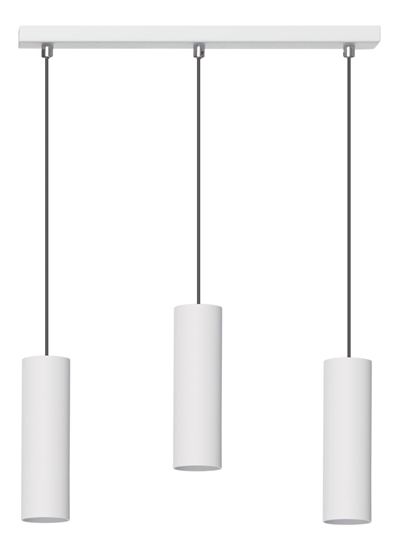 Lampa wisząca Rollg 3 biała