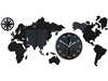 Zegar ścienny Mapa Swiata 80cm x 40 cm